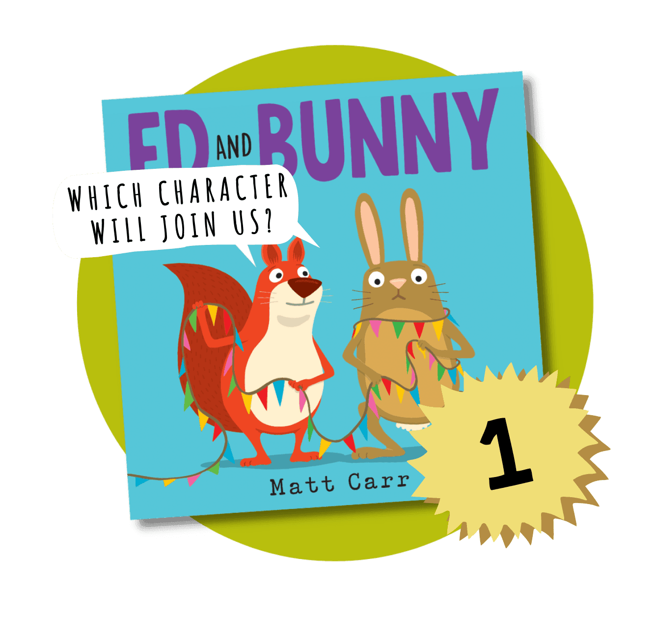 The cover of the an Ed and Bunny book 